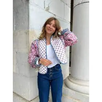 Quilted Paisley Jacket